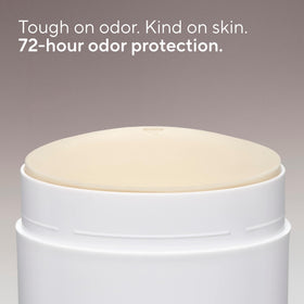Close-up of Native Deodorant ingredients list