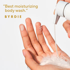 Close-up of Native Moisturizing Body Wash texture