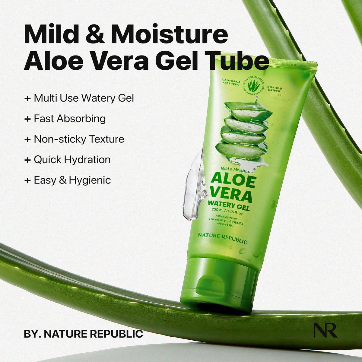 Close-up of Nature Republic Aloe Vera Gel texture