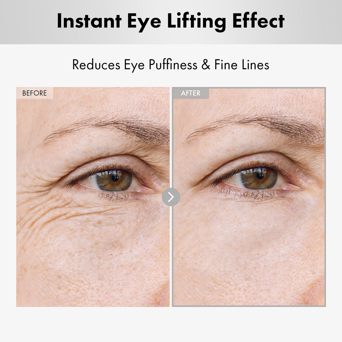 Close-up of NATUREKIND Hyaluron Lifting Eye Cream pump dispenser