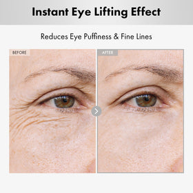 Close-up of NATUREKIND Hyaluron Lifting Eye Cream pump dispenser