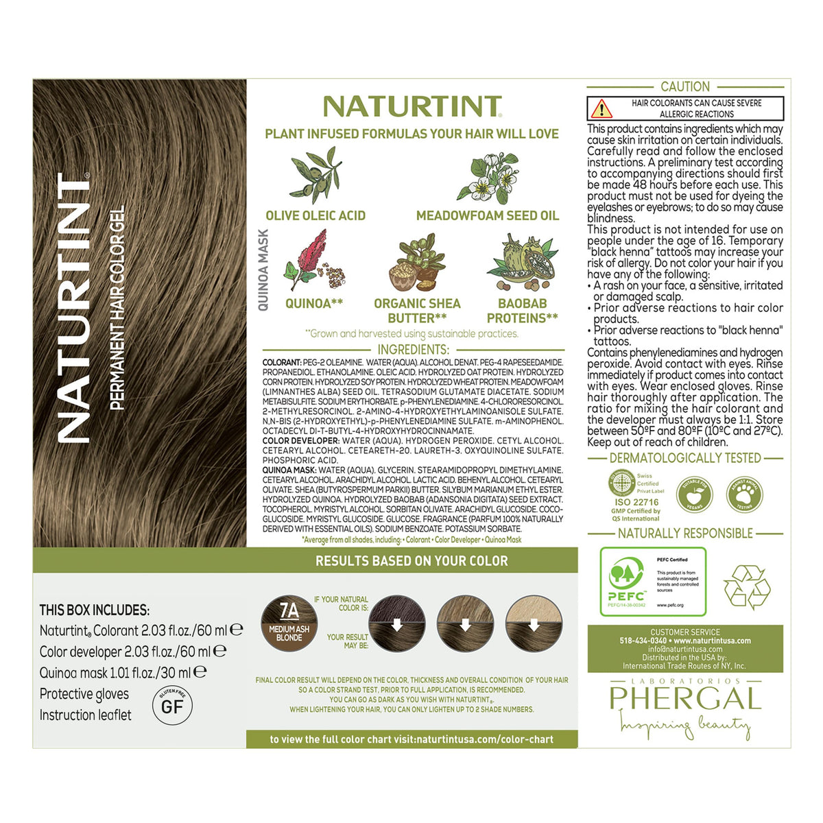 Close-up of Naturtint hair color tube in Medium Ash Blonde