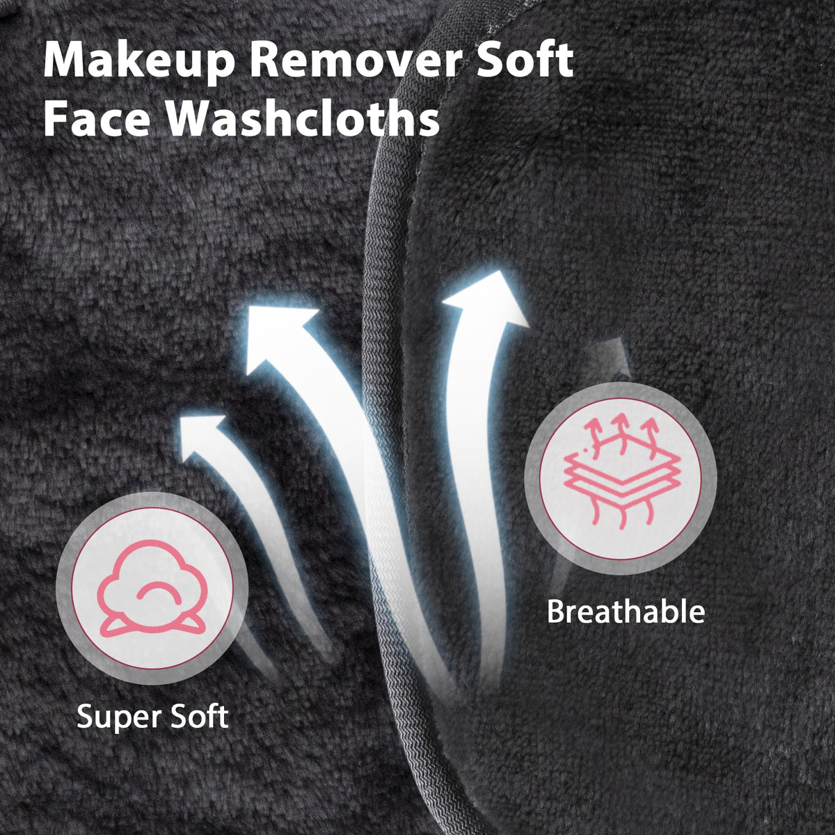 Close-up of Natwag Makeup Remover Cloth texture