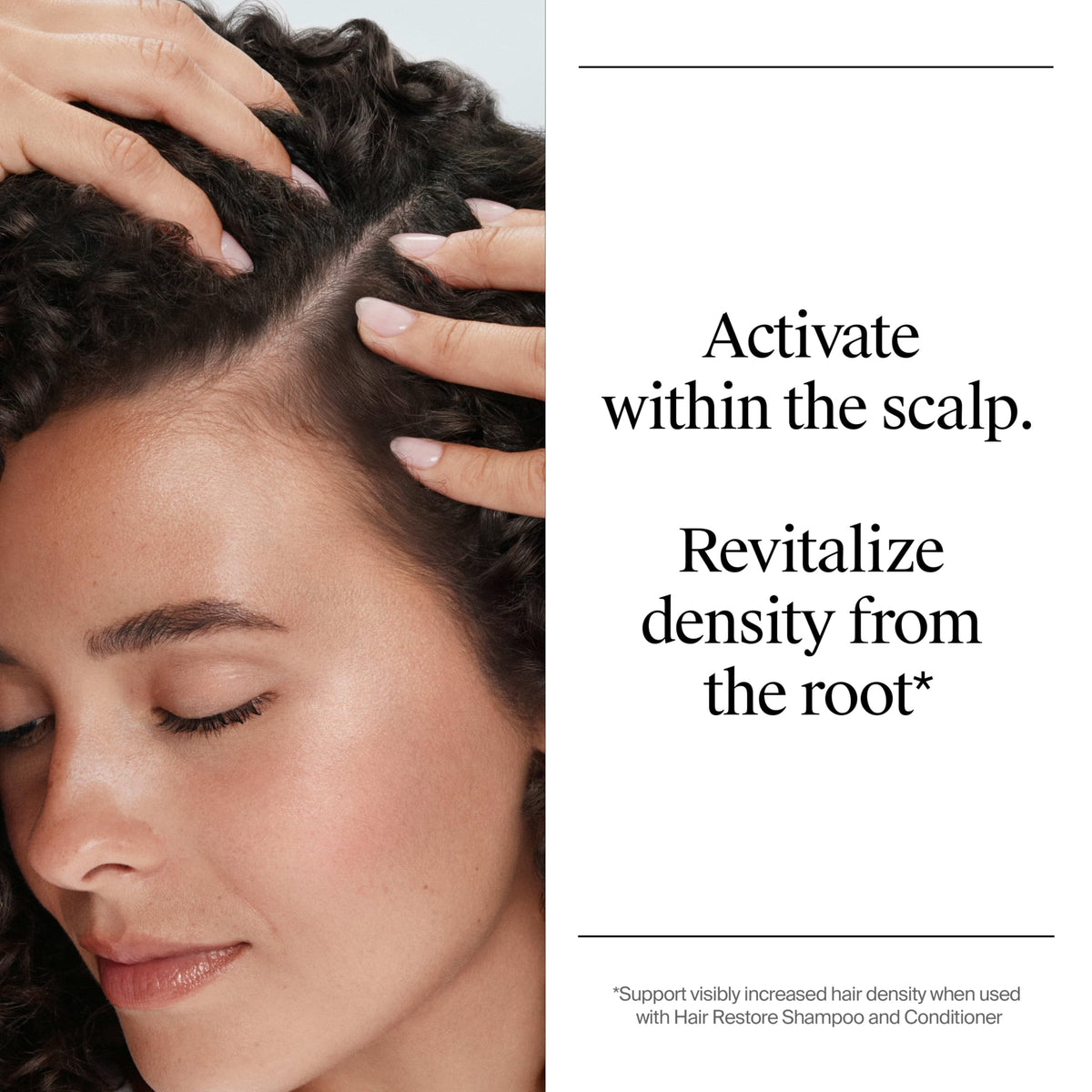 Close-up of Neutrogena Hair Restore Serum pipette