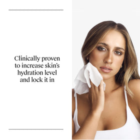 Close-up of Neutrogena Hydro support Cleansing Wipes texture