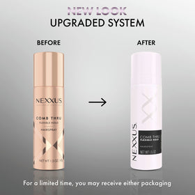Close-up of Nexxus Comb Thru Hairspray nozzle