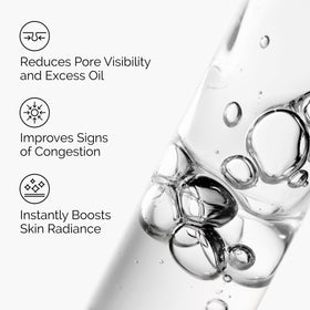 Close-up of Niacinamide serum texture