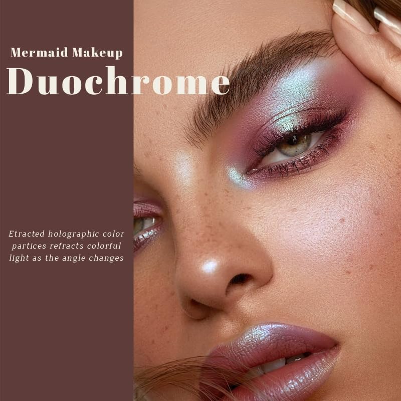 Close-up of Noerrors Duochrome eyeshadow shades