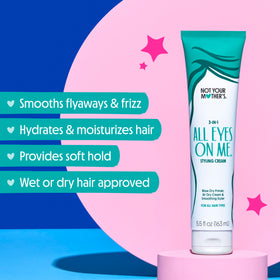 Close-up of Not Your Mother's 3-in-1 Styling Cream tube