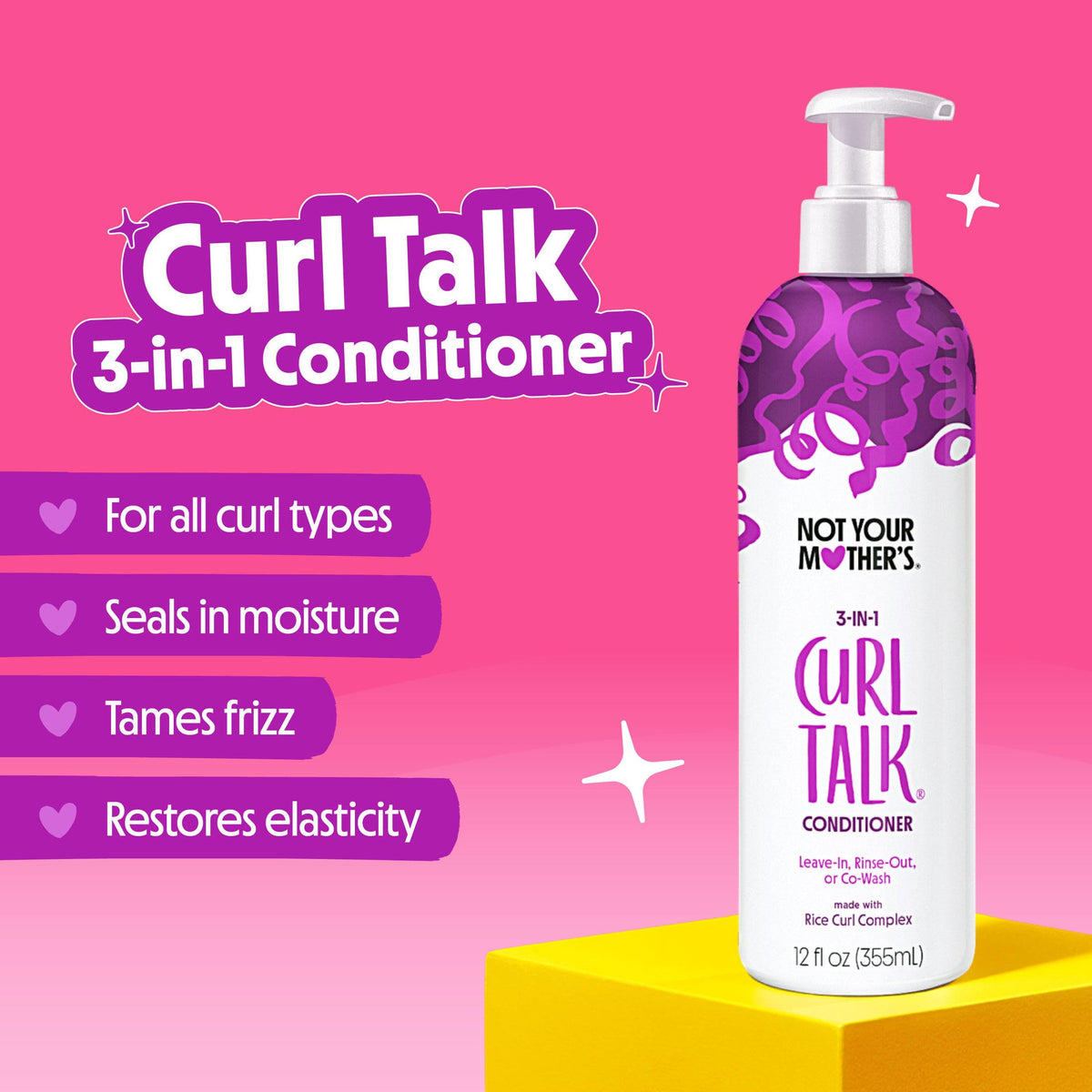 Close-up of Not Your Mother's Curl Talk Shampoo texture