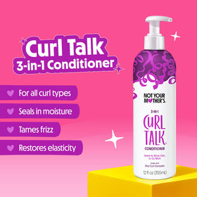 Close-up of Not Your Mother's Curl Talk Shampoo texture