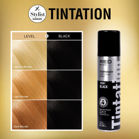 Close-up of nozzle of Red by Kiss Tintation Temporary Hair Color Spray