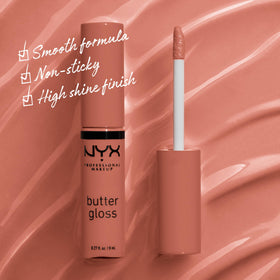 Close-up of NYX Butter Gloss Sugar High shade