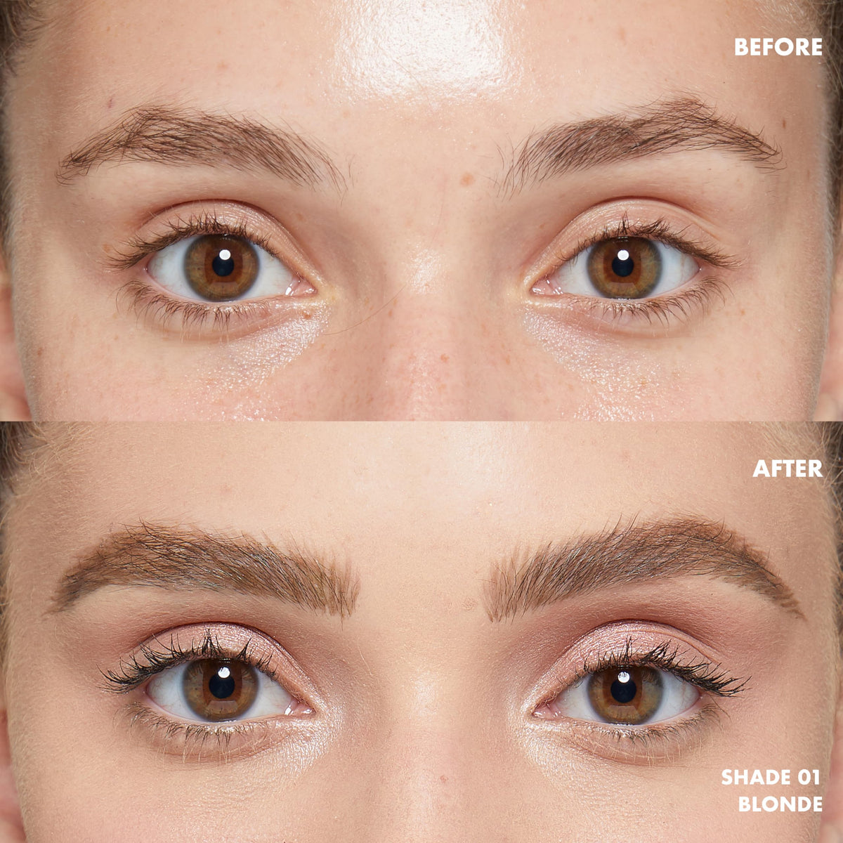 Close-up of NYX Eyebrow Tint Pen micro brush tip