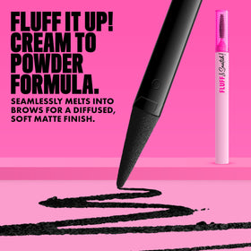 Close-up of NYX Fluff & Snatch Brow Powder Pen tip