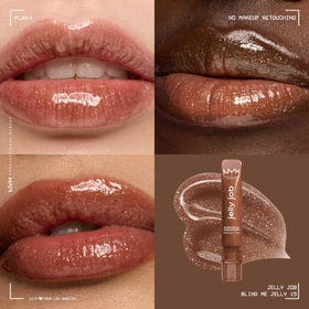 Close-up of NYX Jelly Job Lip Gloss applicator