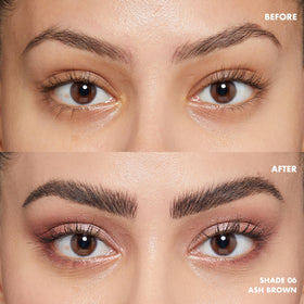 Close-up of NYX Lift & Snatch Eyebrow Tint Pen micro brush tip