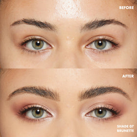 Close-up of NYX Lift & Snatch Eyebrow Tint Pen showing micro brush tip