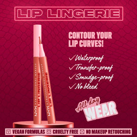 Close-up of NYX Lip Lingerie Liner Stain applicator tip