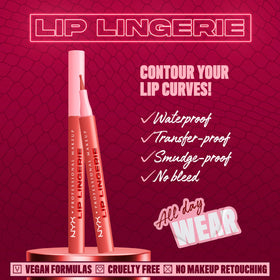 Close-up of NYX Lip Lingerie Sculpting Lip Liner Stain tip