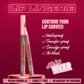 Close-up of NYX Lip Lingerie Sculpting Lip Liner tip