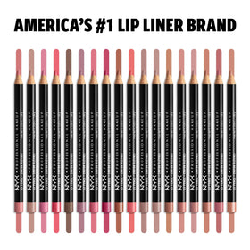 Close-up of NYX Slim Lip Pencil tip