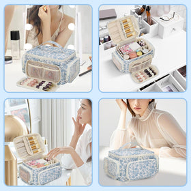 Close-up of OCHEAL Makeup Bag compartments