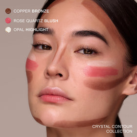 Close-up of Ogee bronzer stick with creamy texture
