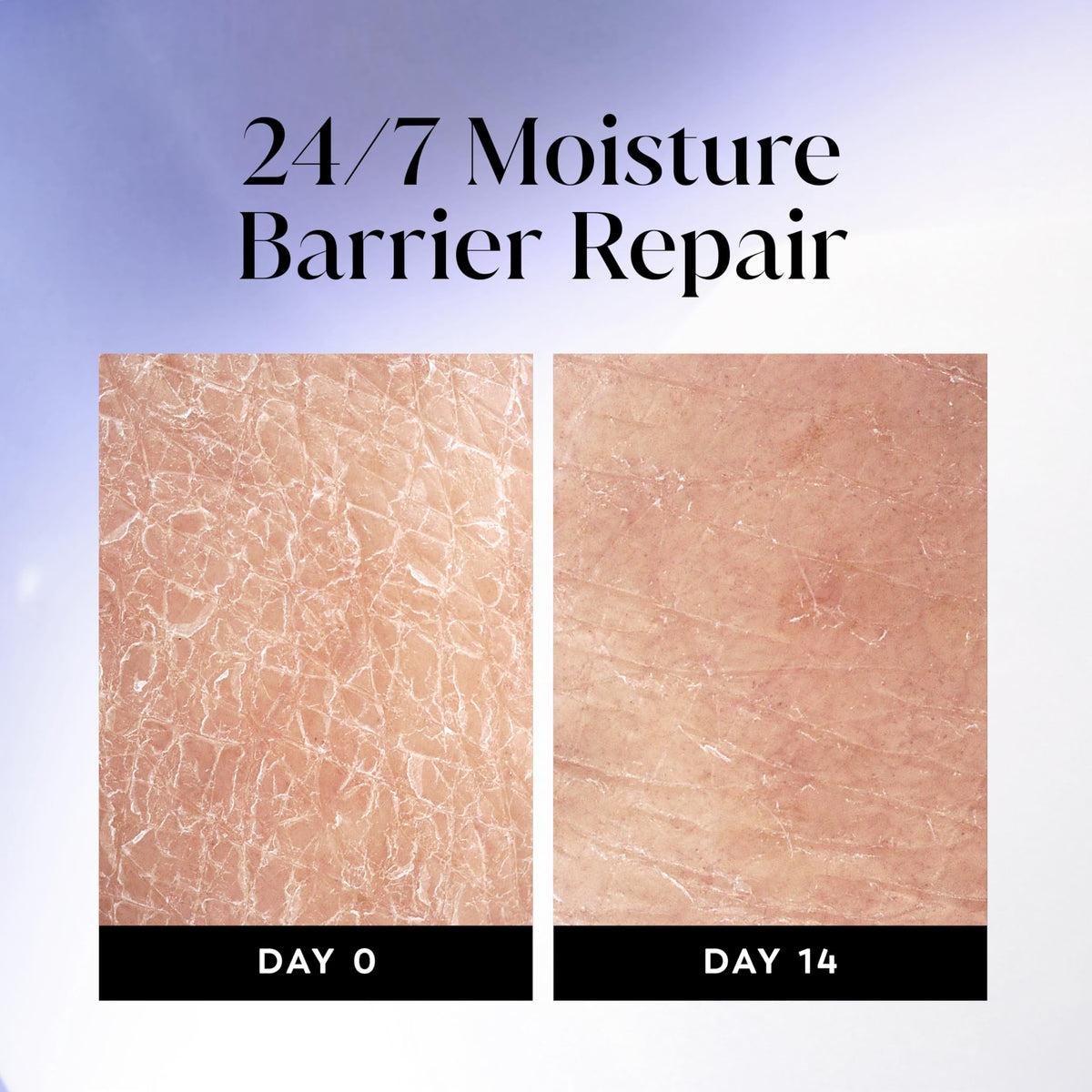 Close-up of Olay body wash texture on skin