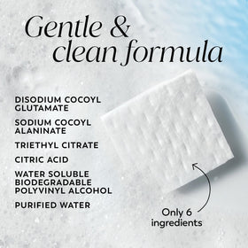 Close-up of Olay Cleansing Melts Gentle pads showing texture