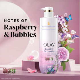 Close-up of Olay Couldn't Be Lovelier Body Wash texture