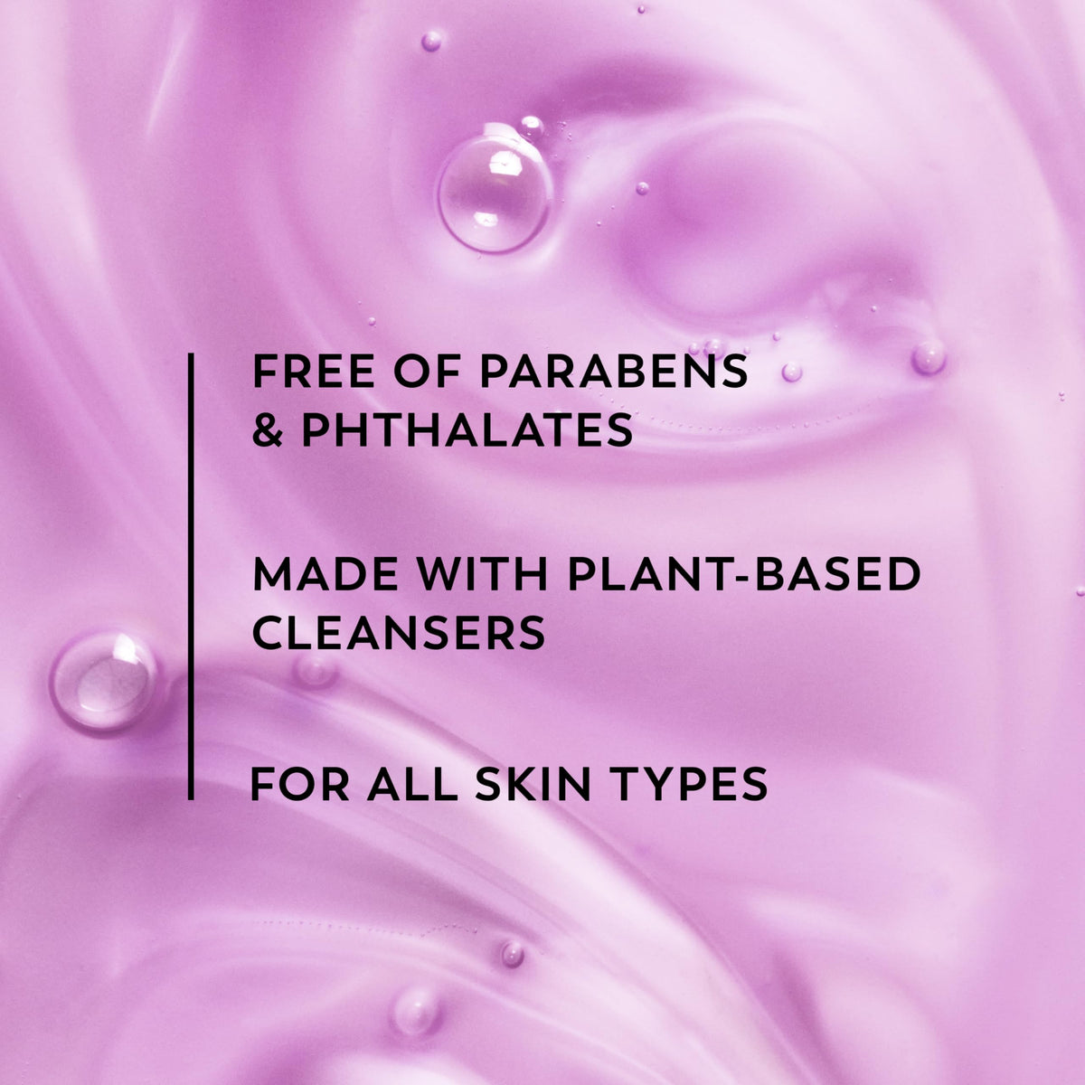 Close-up of Olay Fresh Radiance Body Wash label