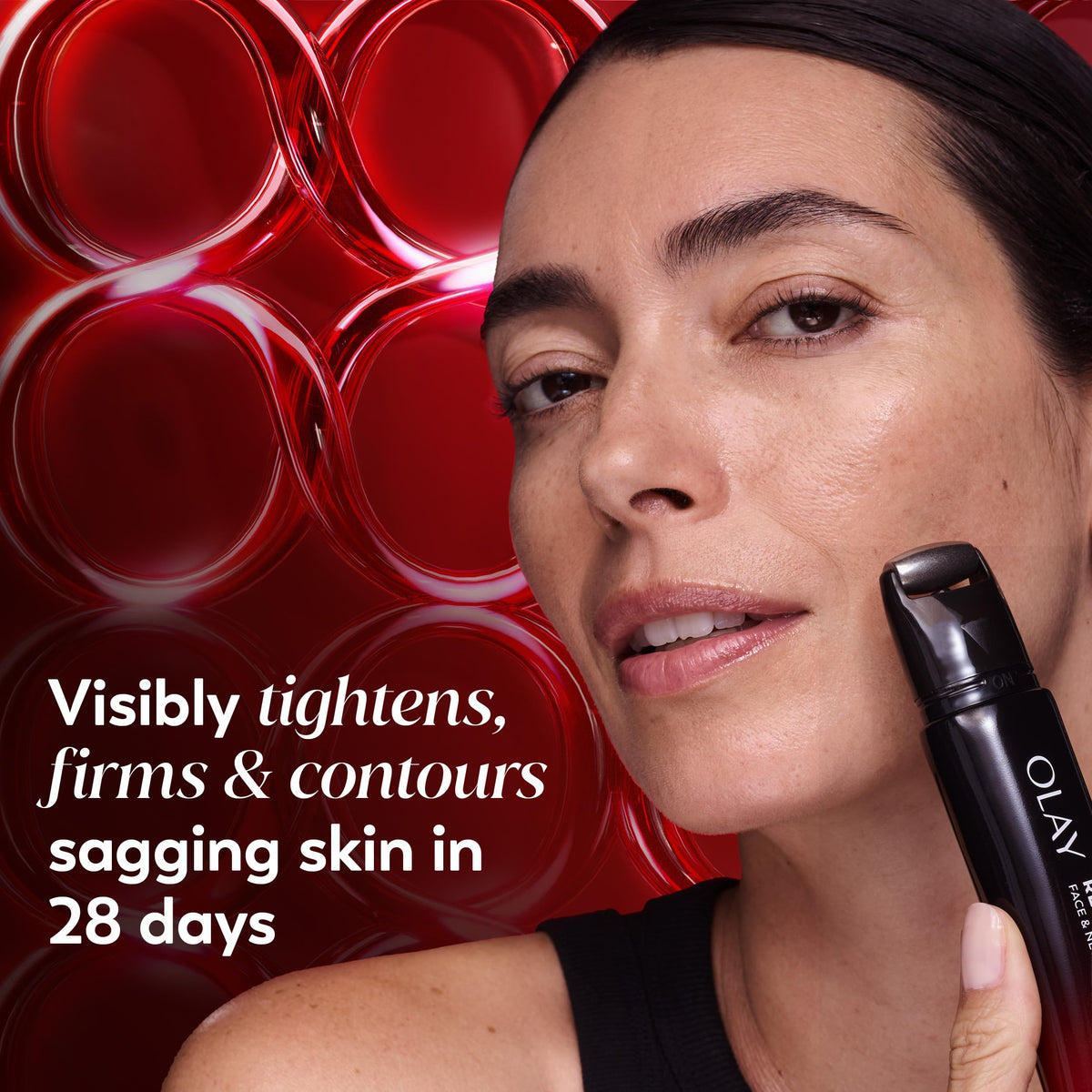 Close-up of Olay Regenerist Neck and Face Roller applicator