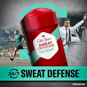 Close-up of Old Spice Antiperspirant Deodorant Pure Sport Plus stick