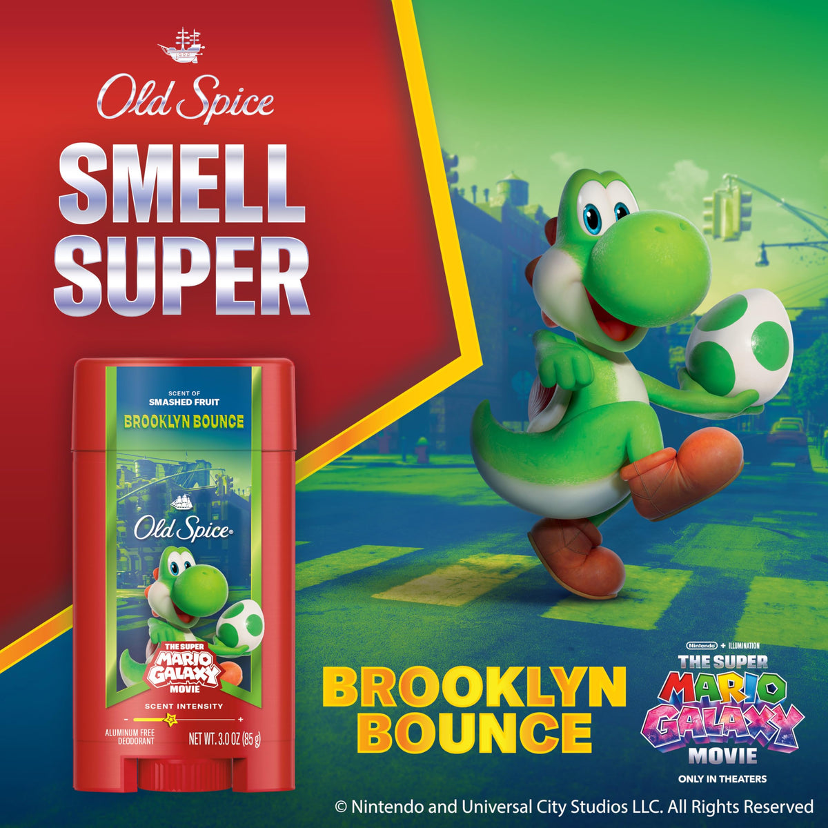 Close-up of Old Spice Brooklyn Bounce Deodorant stick