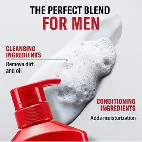 Close-up of Old Spice Fiji 2-in-1 Shampoo and Conditioner texture