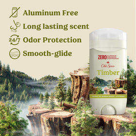 Close-up of Old Spice Timber Deodorant stick