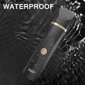Close-up of OLOV trimmer ceramic blade technology