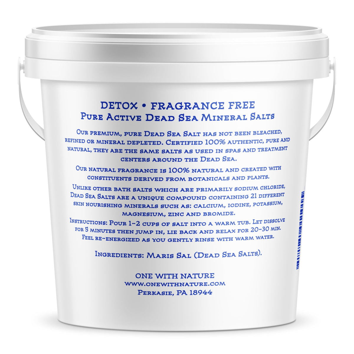Close-up of One With Nature Dead Sea Salt granules