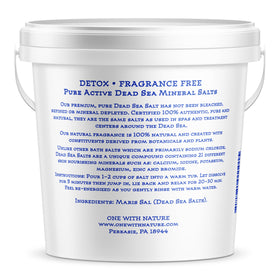 Close-up of One With Nature Dead Sea Salt granules
