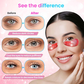 Close-up of Onespring Eye Masks showing gel pads