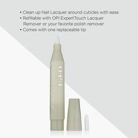 Close-up of OPI Correct Clean Up Nail Polish Remover Pen tip