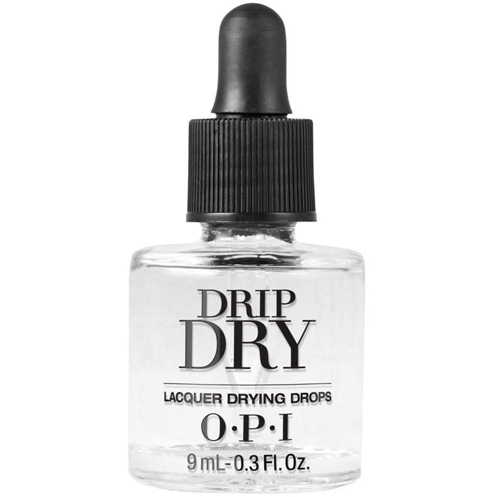 Close-up of OPI Drip Dry Drops showing the texture