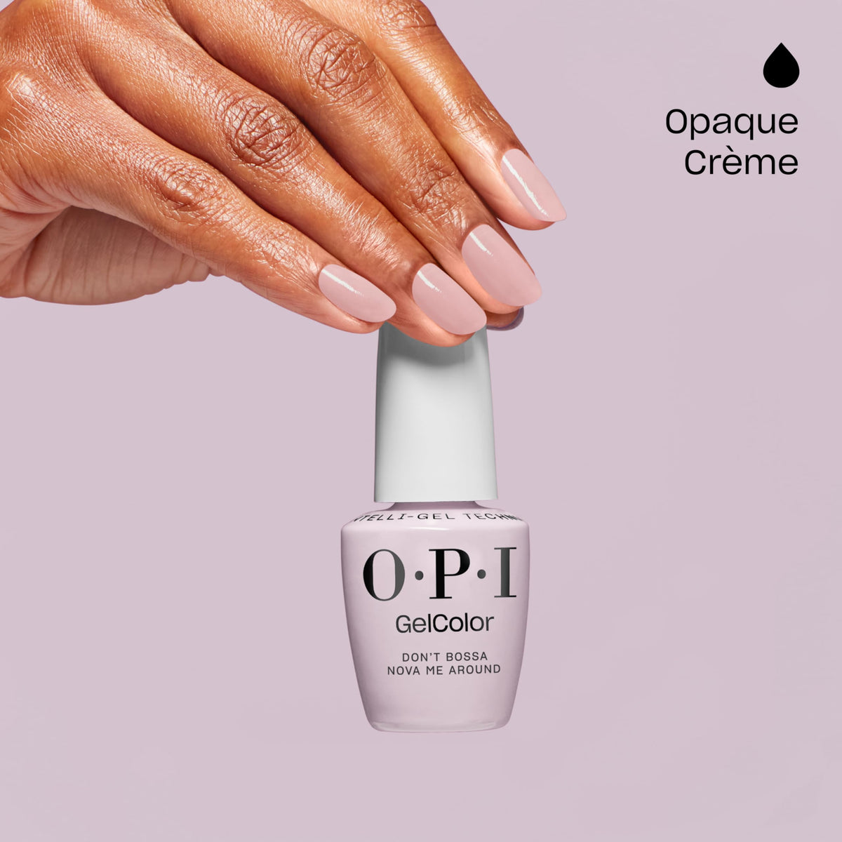 Close-up of OPI GelColor Gel Nail Polish brush
