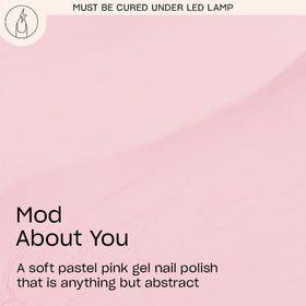 Close-up of OPI GelColor Mod About You bottle
