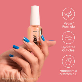 Close-up of OPI Glow Up Nail & Cuticle Oil texture