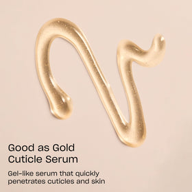 Close-up of OPI Good as Gold Cuticle Serum bottle