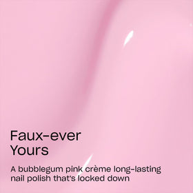 Close-up of OPI Infiniste Shine Nail Polish Faux-ever Yours on nails