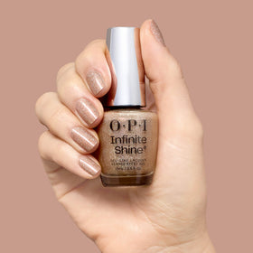 Close-up of OPI Infiniste Shine Nail Polish My Private Yacht bottle
