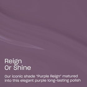 Close-up of OPI Infiniste Shine Nail Polish Reign or Shine brush